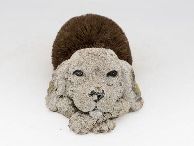 Resting Dog Figural Brush England 1960s