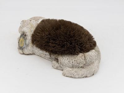 Resting Dog Figural Brush England 1960s