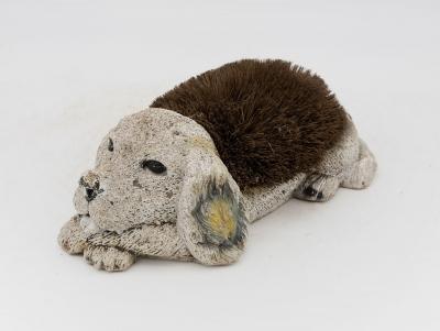 Resting Dog Figural Brush England 1960s