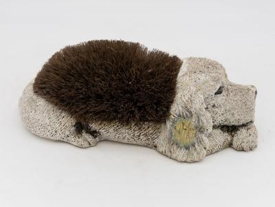 Resting Dog Figural Brush England 1960s