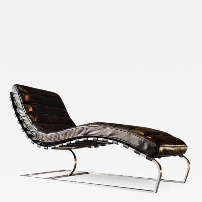 Restoration hardware best sale oviedo leather chaise