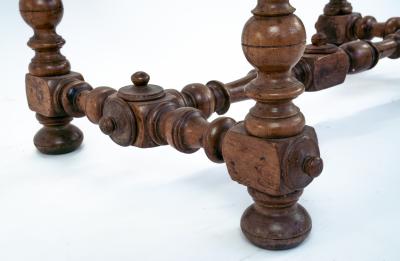 Restoration Period Louis XIII Style Walnut Writing Table