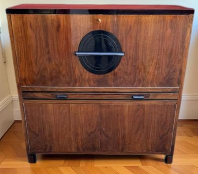 Restored Art Deco Bar Custom Design with Unique Features