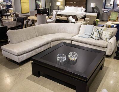 Restored Vintage Mid Century Modern Sectional Sofa Set