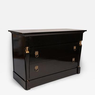 Return of Egypt lacquered chest of drawers 19th c 
