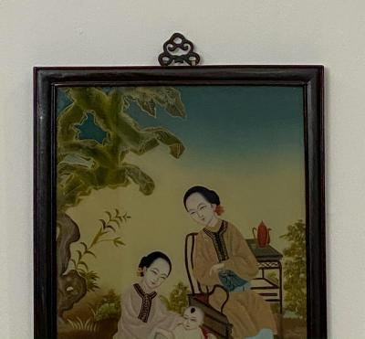 Reverse Glass Painting China Republic Period