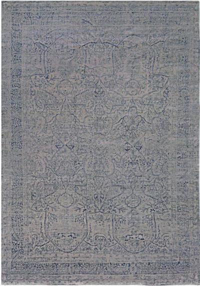 Revival Kirman Style Handwoven Silk Rug