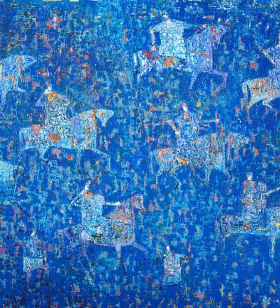 Reza Derakshani Blue Morning Hunt