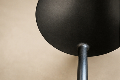Ricardo Fasanello Ricardo Fasanello Ciranda Bar Stools in Black Steel Leather Set of Three