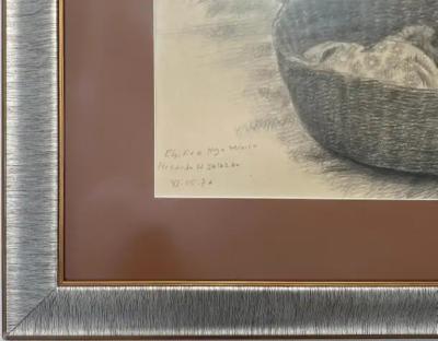 Ricardo H Salazar 1976 Mexican Ricardo H Salazar Pencil Drawing Paper Hidalgo MX