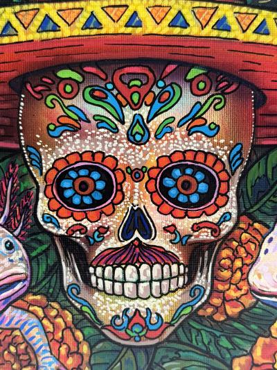 Ricardo Maya Contemporary Mexican Folk Art D a de los Muertos Painting