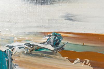 Ricardo Rumi Blue White Ochre Grey Grid 2011 