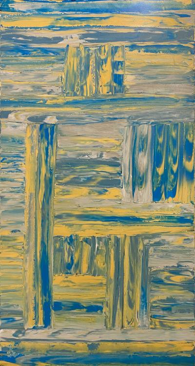 Ricardo Rumi Blue Yellow Stripe 2007 