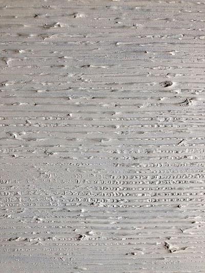 Ricardo Rumi White on White textured Oil Painting