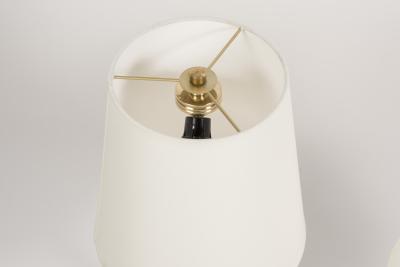 Riccardo Scarpa Pair of bronze male and female birds lamps by Riccardo Scarpa