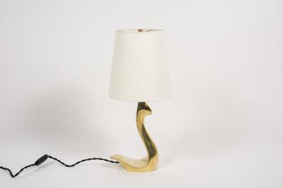 Riccardo Scarpa Pair of bronze male and female birds lamps by Riccardo Scarpa