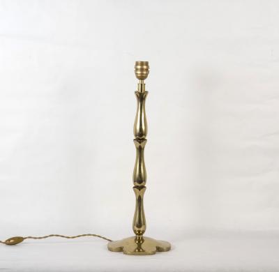 Riccardo Scarpa Rare Polished bronze lamp by Riccardo Scarpa