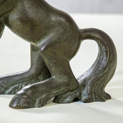 Riccardo Scarpa Riccardo Scarpa Bronze Table Lamp 1950