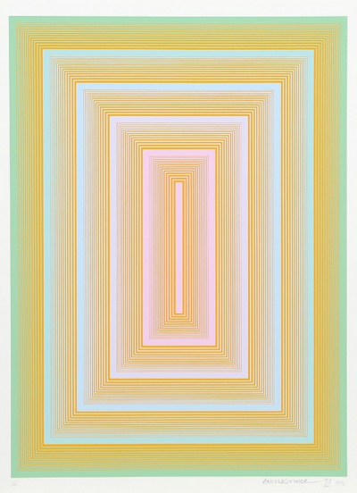 Richard Anuszkiewicz Sequential Prints Sequential III 1972