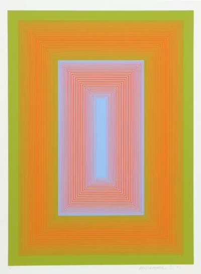 Richard Anuszkiewicz Sequential Prints Sequential V 1972