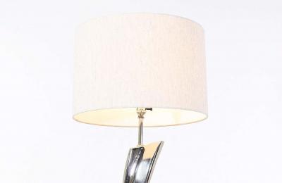 Richard Barr Richard Barr Harold Weiss Chrome Table Lamp for Laurel Lamp Co 