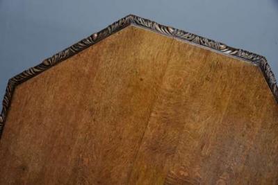 Richard Bridgens Large early 19thc oak library table in the manner of Richard Bridgens