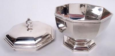 Richard Comyns 1980s Thatcher Era Return to Tradition English Georgian Coffee Set