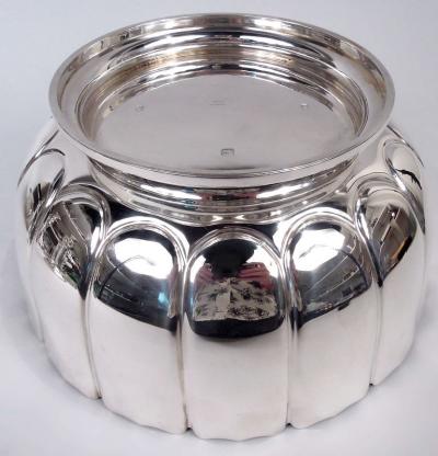 Richard Comyns Cartier English Midcentury Classical Centerpiece Bowl 1965