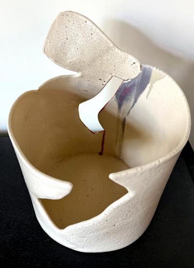 Richard DeVore Large Sculptural Ceramic Vessel by Richard Devore Exhibited and Published
