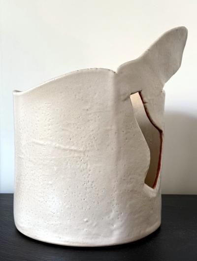 Richard DeVore Large Sculptural Ceramic Vessel by Richard Devore Exhibited and Published