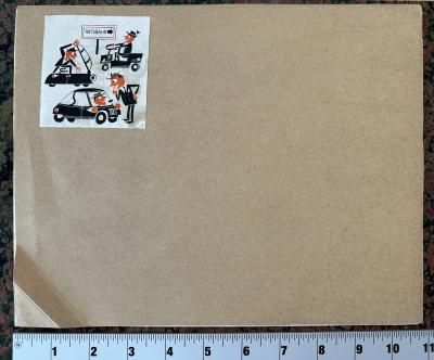 Richard Erdoes BMW Isetta Messerschmitt Crazy Cars Autobahn Humorous Illustration