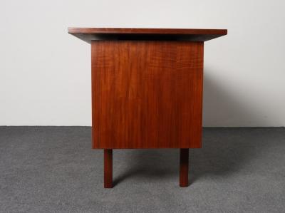 Richard Ernst Artschwager Mid Century American Modern Studio Craft Walnut Desk by Richard Artschwager