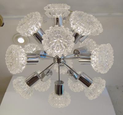 Richard Essig Eighteen Arm Richard Essig Sputnik Chandelier