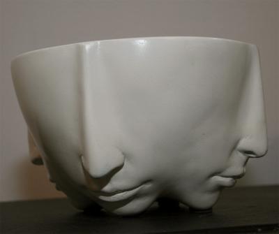 Richard Etts Richard Etts Signed Faces Bowl