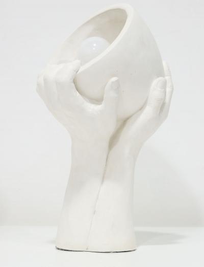 Richard Etts Richard Etts b 1941 Plaster Spot Light Signed and dtd 1974