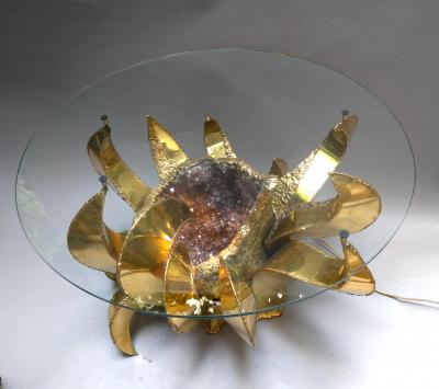 Richard Faure Coffee table by Richard Faure Paris France circa 1970 1980