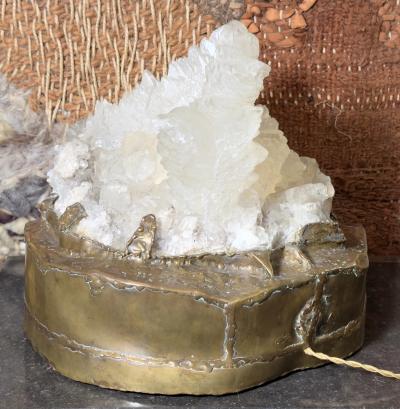 Richard Faure Large gypsum light sculpture Richard Faure Paris France circa 1980