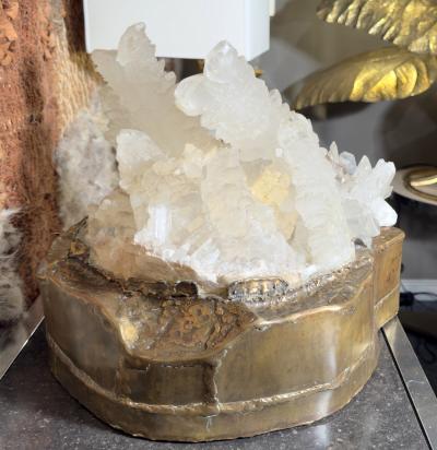 Richard Faure Large gypsum light sculpture Richard Faure Paris France circa 1980