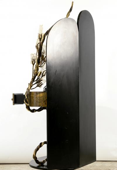 Richard Faure Large triptych dressing table by Richard Faure Paris France circa 1980