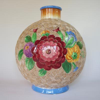Richard Ginori Gio Ponti Majolica Vase by Richard Ginori 1930 Italy