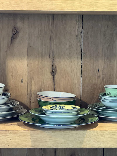 Richard Ginori ORIENTE ITALIANO FLAT DINNER PLATE 4 PIECE SET