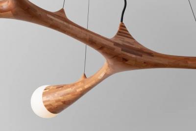 Richard Haining STACKED 5 Bulb Illuminated Sculpture 2021