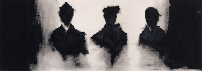 Richard Hambleton Three Shadow Heads 1999