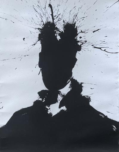 Richard Hambleton Untitled Shadow Head IV