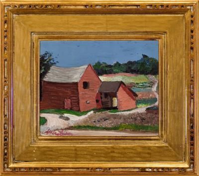 Richard Hayley Lever Farm House with Barn 