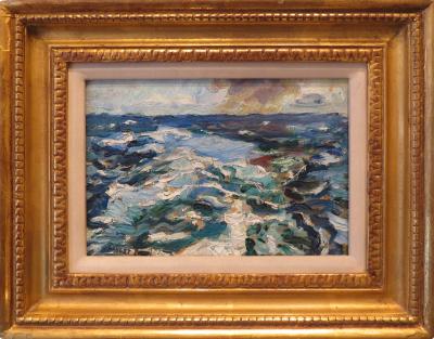 Richard Hayley Lever Rough Seas Cornwall 