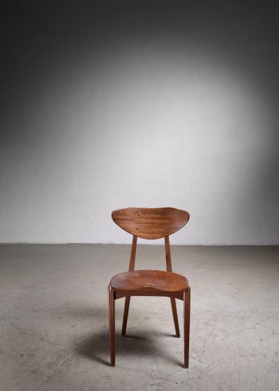 Richard Jensen Jensen Rasmussen teak side chair Denmark