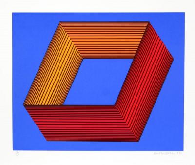 Richard Joseph Anuszkiewicz Blue II