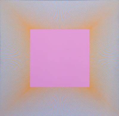 Richard Joseph Anuszkiewicz Light Magenta Square