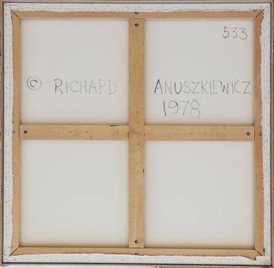 Richard Joseph Anuszkiewicz Light Magenta Square
